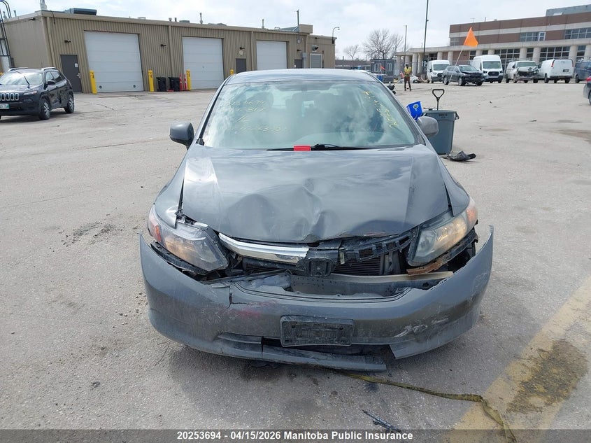 2012 Honda Civic Lx VIN: 2HGFB2F48CH101864 Lot: 20253694