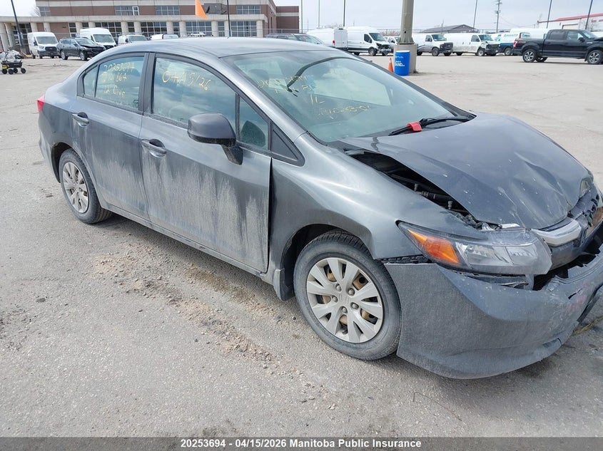 2012 Honda Civic Lx VIN: 2HGFB2F48CH101864 Lot: 20253694