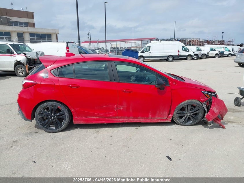 2018 Chevrolet Cruze Lt VIN: 3G1BE6SM3JS609342 Lot: 20253766