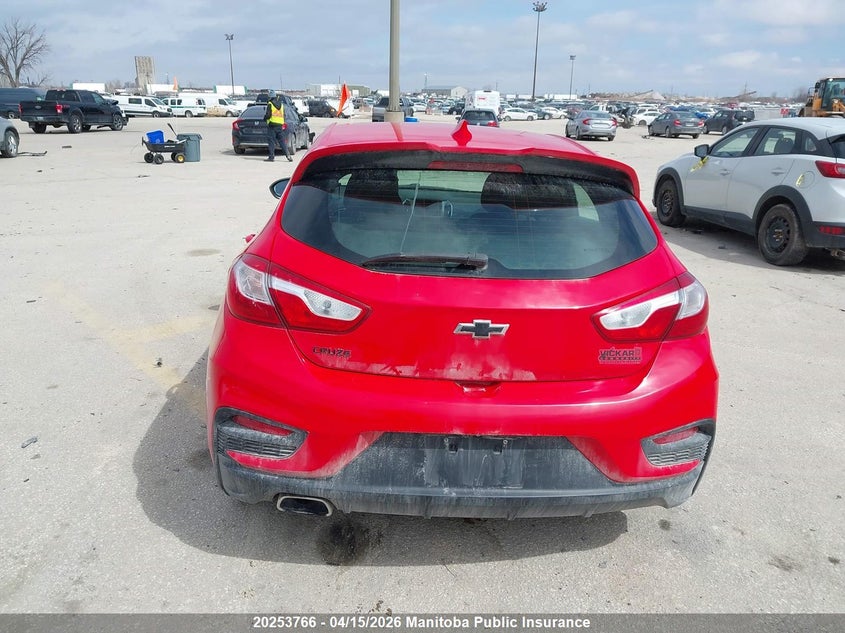 2018 Chevrolet Cruze Lt VIN: 3G1BE6SM3JS609342 Lot: 20253766