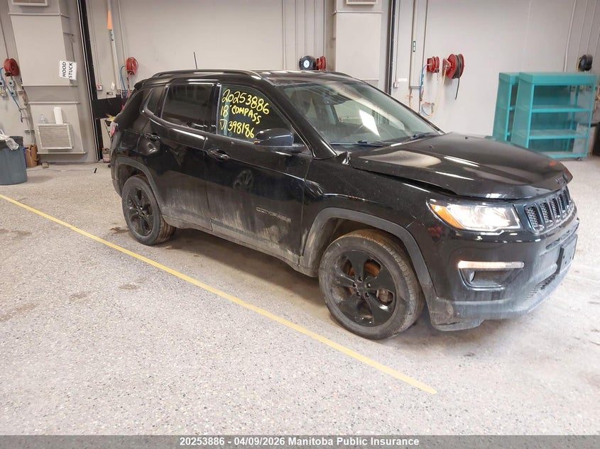 2018 Jeep Compass North VIN: 3C4NJDBB3JT398186 Lot: 20253886