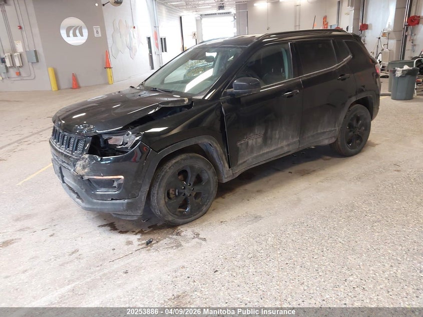 2018 Jeep Compass North VIN: 3C4NJDBB3JT398186 Lot: 20253886
