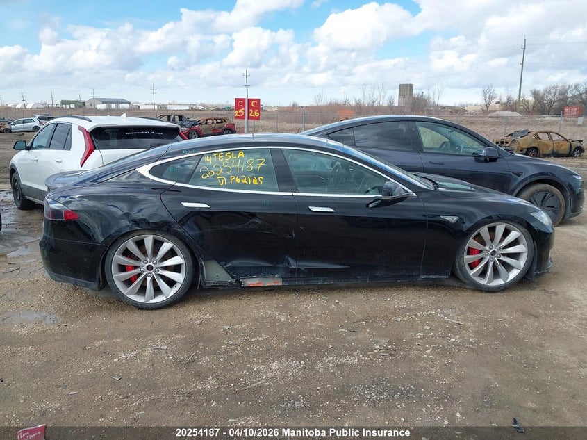 2014 Tesla Model S VIN: 5YJSA1H20EFP62125 Lot: 20254187