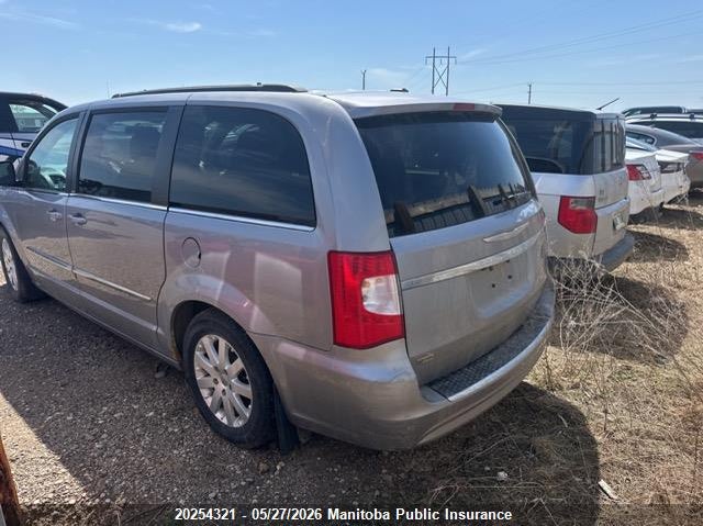 Vin: 2c4rc1bg6er117996, lot: 10265305, chrysler town & country touring 20143