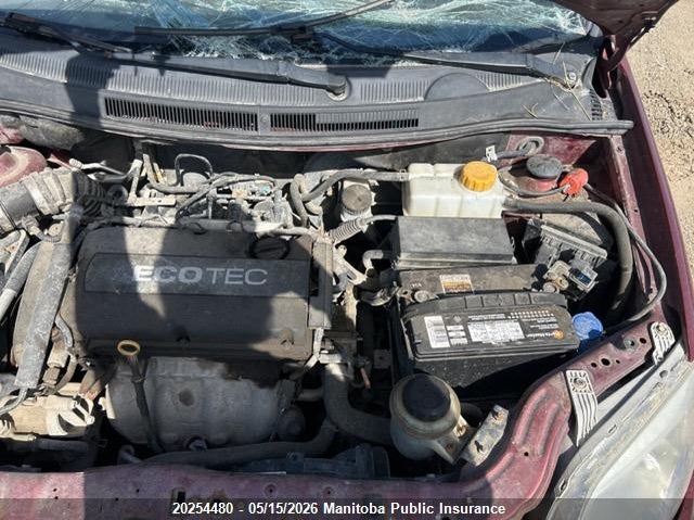 2010 Chevrolet Aveo Lt VIN: 3G1TC5DE7AL103081 Lot: 20254480