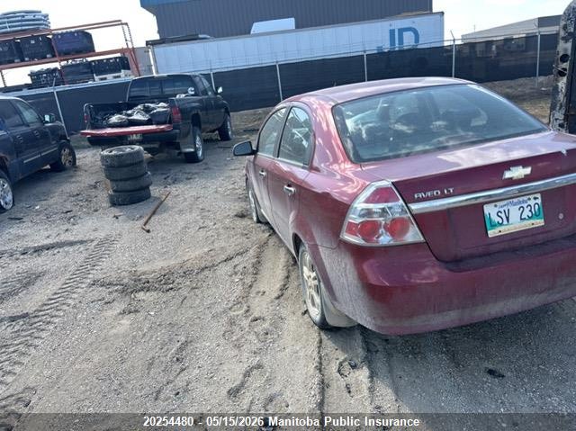Vin: 3g1tc5de7al103081, lot: 10265464, chevrolet aveo lt 20104