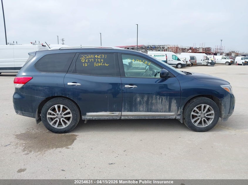 2015 Nissan Pathfinder Sl VIN: 5N1AR2MM5FC679799 Lot: 20254631
