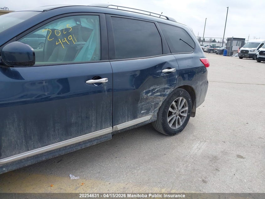 2015 Nissan Pathfinder Sl VIN: 5N1AR2MM5FC679799 Lot: 20254631