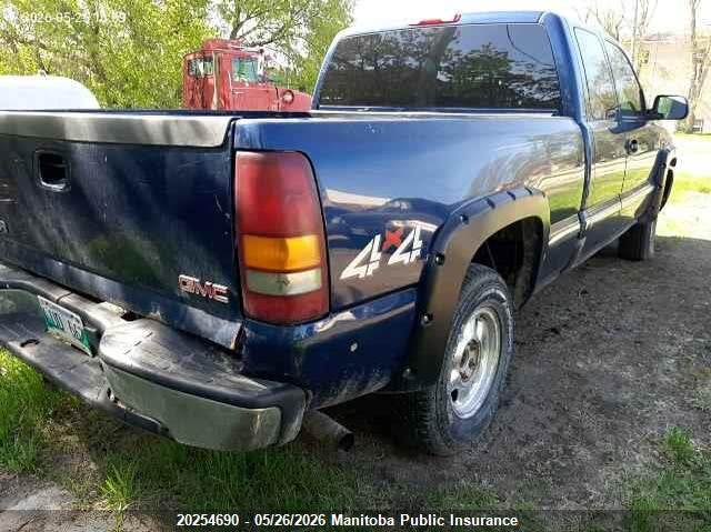 2002 GMC SIERRA 1500 EXT CAB PICKUP 4.8L V8 FI F