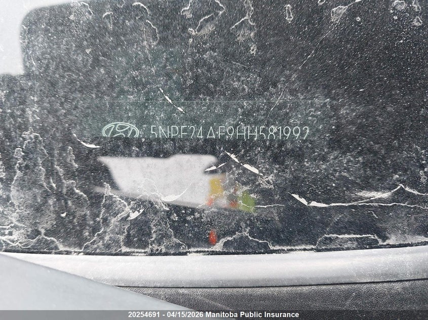 2017 Hyundai Sonata Gls VIN: 5NPE24AF9HH581992 Lot: 20254691