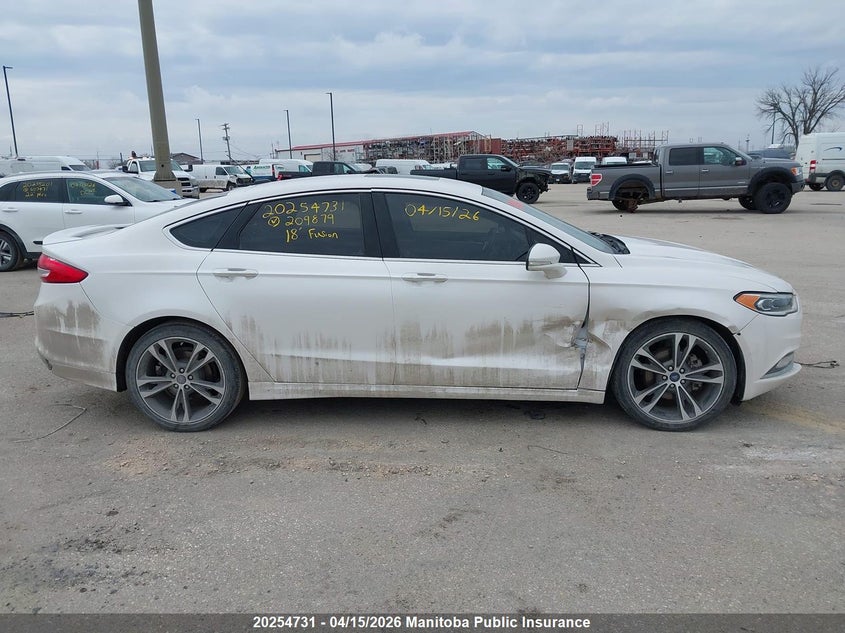 2018 Ford Fusion Titanium VIN: 3FA6P0D9XJR209879 Lot: 20254731