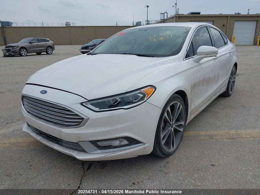 2018 Ford Fusion Titanium VIN: 3FA6P0D9XJR209879 Lot: 20254731