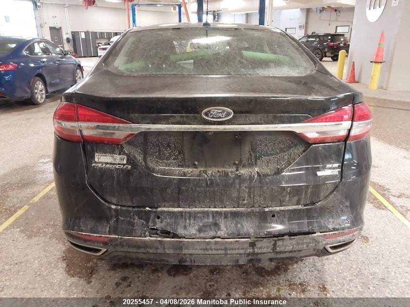 2017 Ford Fusion Se VIN: 3FA6P0T98HR261216 Lot: 20255457