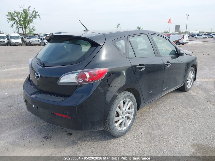 2012 Mazda 3 Sport Gx black Lot 111020255564 Vin JM1BL1KF8C1576179