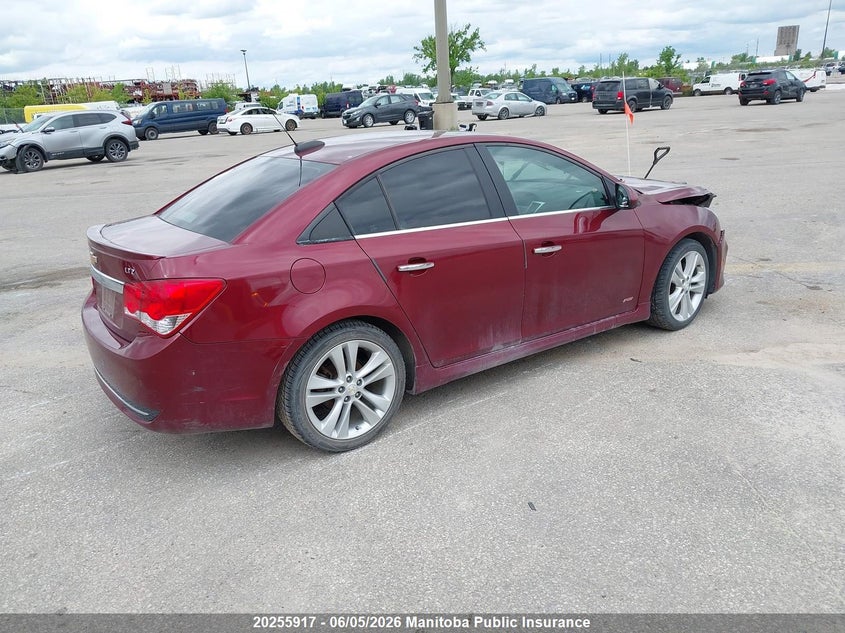 Vin: 1g1pg5sb7f7225871, lot: 10266901, chevrolet cruze ltz turbo 20154