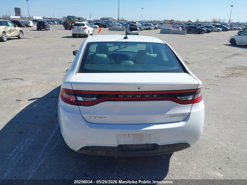 2016 Dodge Dart Limited VIN: 1C3CDFCB5GD541408 Lot: 20256034