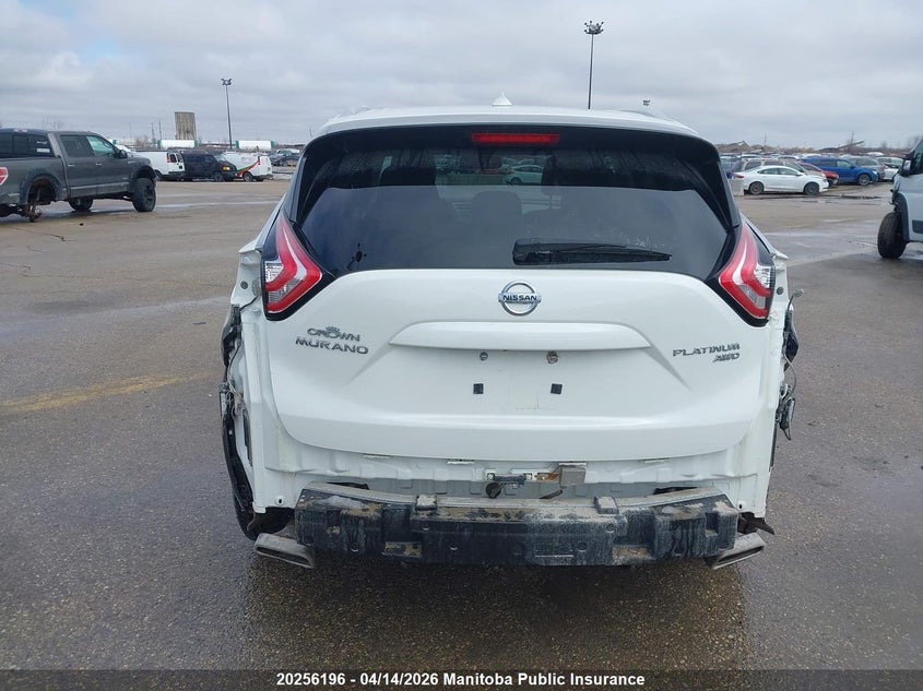 2016 Nissan Murano Platinum VIN: 5N1AZ2MHXGN133945 Lot: 20256196