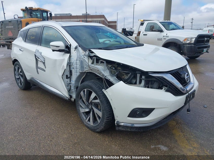 2016 Nissan Murano Platinum VIN: 5N1AZ2MHXGN133945 Lot: 20256196