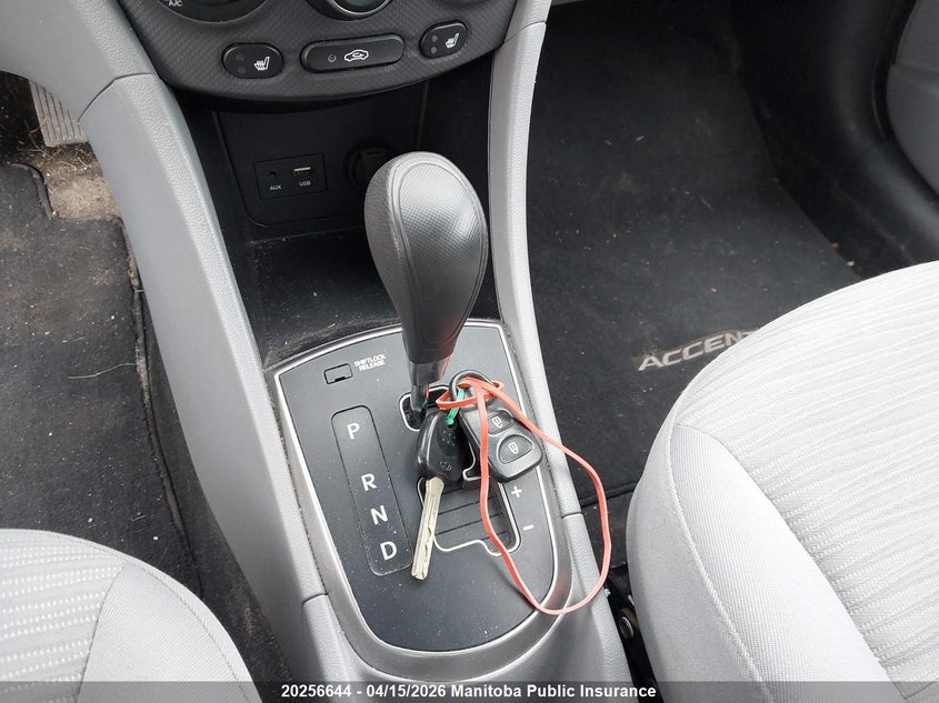 2016 Hyundai Accent Gl VIN: KMHCT4AE9GU974662 Lot: 20256644