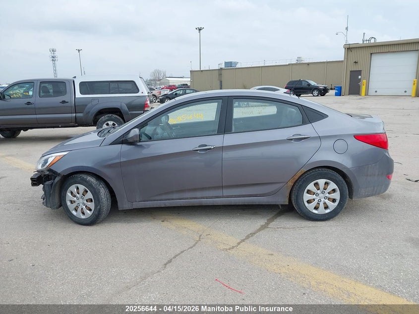 2016 Hyundai Accent Gl VIN: KMHCT4AE9GU974662 Lot: 20256644