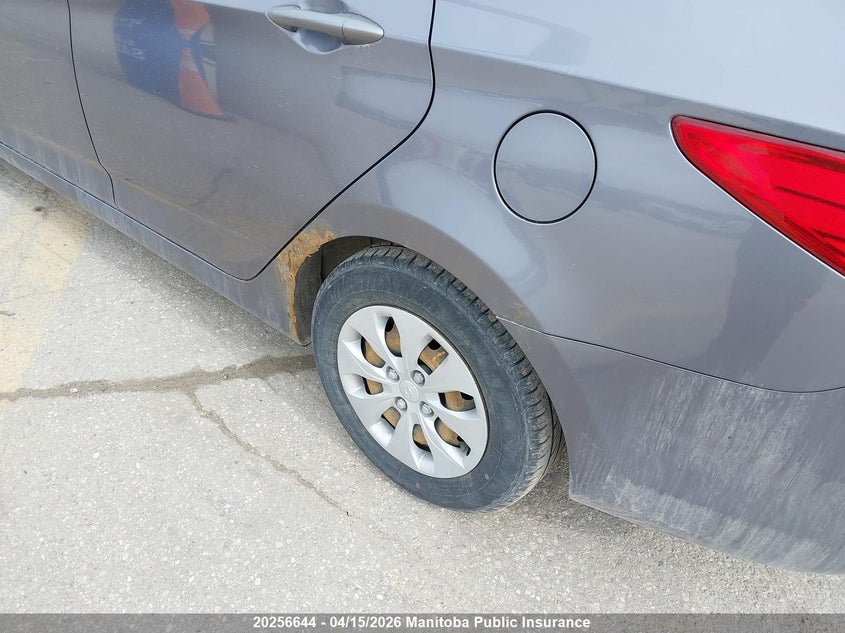 2016 Hyundai Accent Gl VIN: KMHCT4AE9GU974662 Lot: 20256644