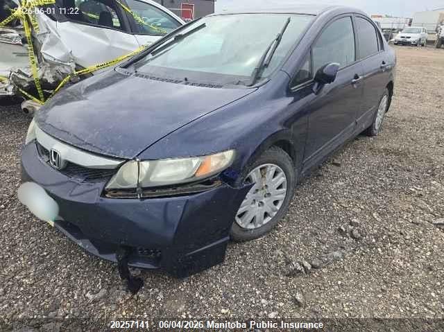 Vin: 2hgfa1f31ah569436, lot: 10268125, honda civic dx 20102