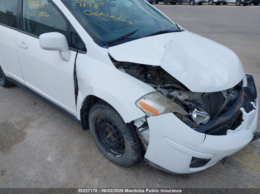 2009 Nissan Versa 1.8 Sl VIN: 3N1BC13E69L428638 Lot: 20257178