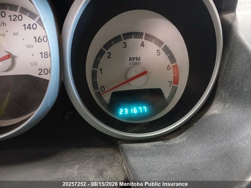 2010 DODGE CARAVAN VAN 3.3L V6 FI OHV 12V NF2
