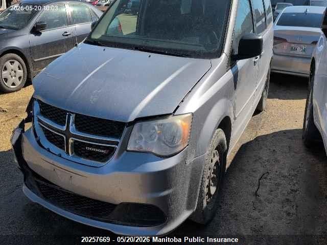 Vin: 2c4rdgbg8er330478, lot: 10268653, dodge grand caravan se 20142