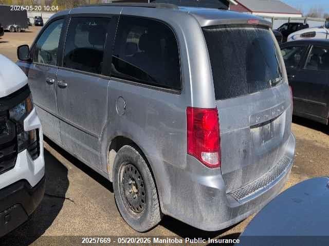 Vin: 2c4rdgbg8er330478, lot: 10268653, dodge grand caravan se 20143