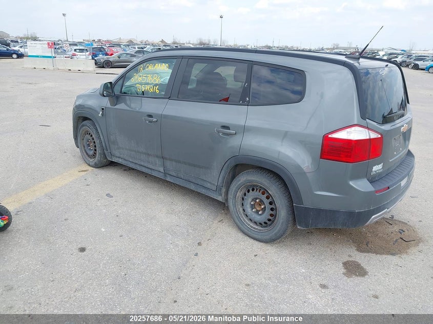 Vin: kl77p2em5ck571216, lot: 10268670, chevrolet orlando lt 20123