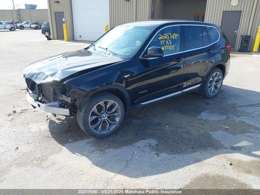 Vin: 5uxwx9c3xh0w77700, lot: 10268674, bmw x3 28i 20172