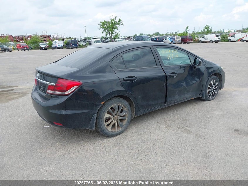 Vin: 2hgfb2f58dh104256, lot: 10268749, honda civic ex 20134