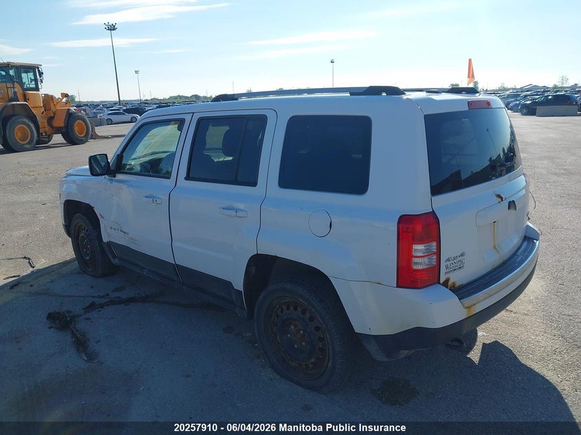 Vin: 1c4njrcb7ed756929, lot: 10268894, jeep patriot limited 20143