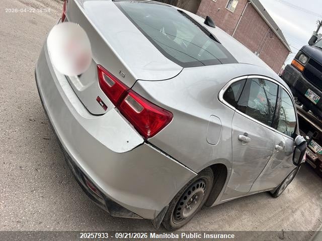 Vin: 1g1zb5st5gf224564, lot: 10268917, chevrolet malibu ls 20162