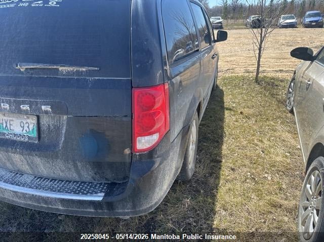 Vin: 2c4rdgbg5dr729265, lot: 10269029, dodge grand caravan se 20134