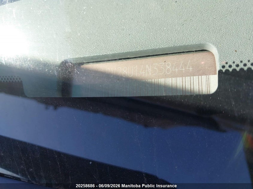 2004 Nissan Quest 3.5 Sl VIN: 5N1BV28U14N338444 Lot: 20258686