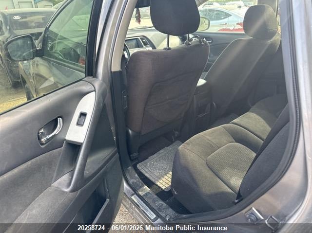 2010 Nissan Murano Sl VIN: JN8AZ1MW8AW108206 Lot: 20258724