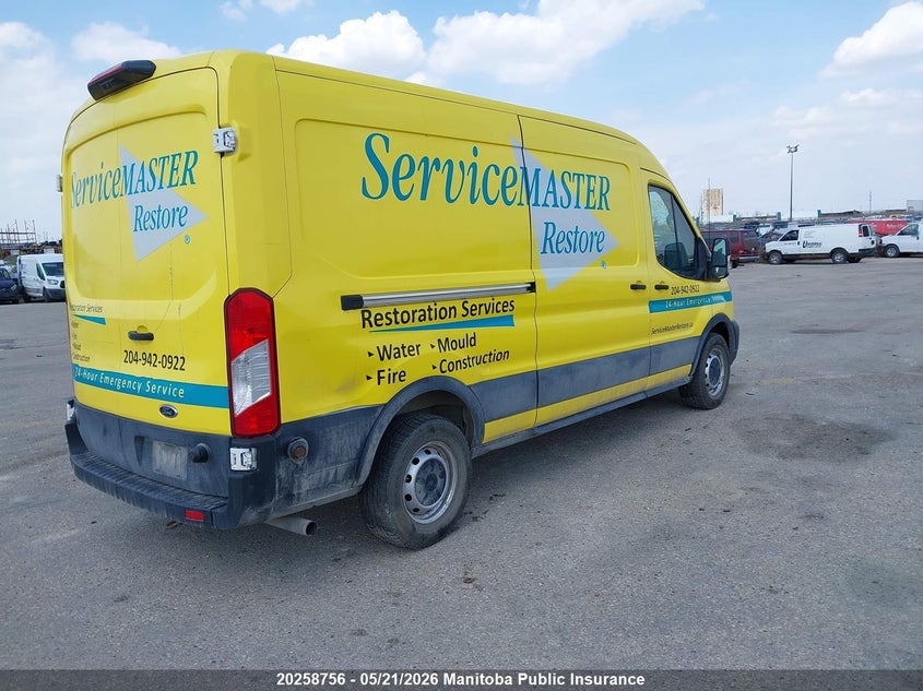 2021 Ford Transit Transit 250 Wb 148 Cargo Van yellow Lot 111020258756 Vin 1FTBR1C83MKA47376