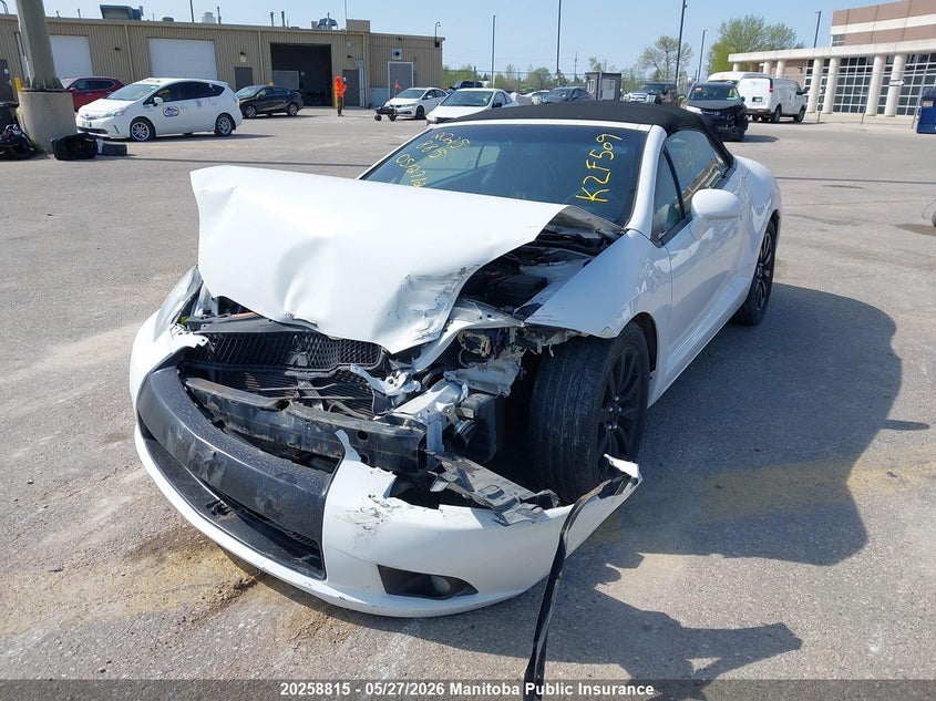 2011 Mitsubishi ECLIPSE Spyder Gt-P white Lot 111020258815 Vin 4A37L4ET6BE601075