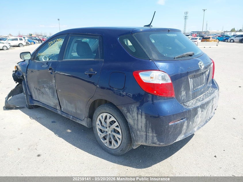 Vin: 2t1ku4ee4bc670832, lot: 10270125, toyota matrix 20113