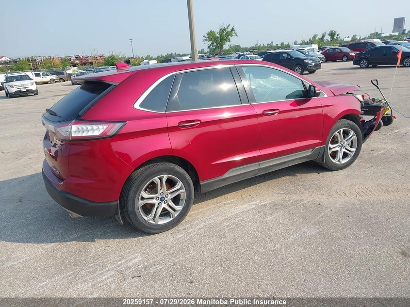 Vin: 2fmpk4k87hbb17681, lot: 10270141, ford edge titanium 20174