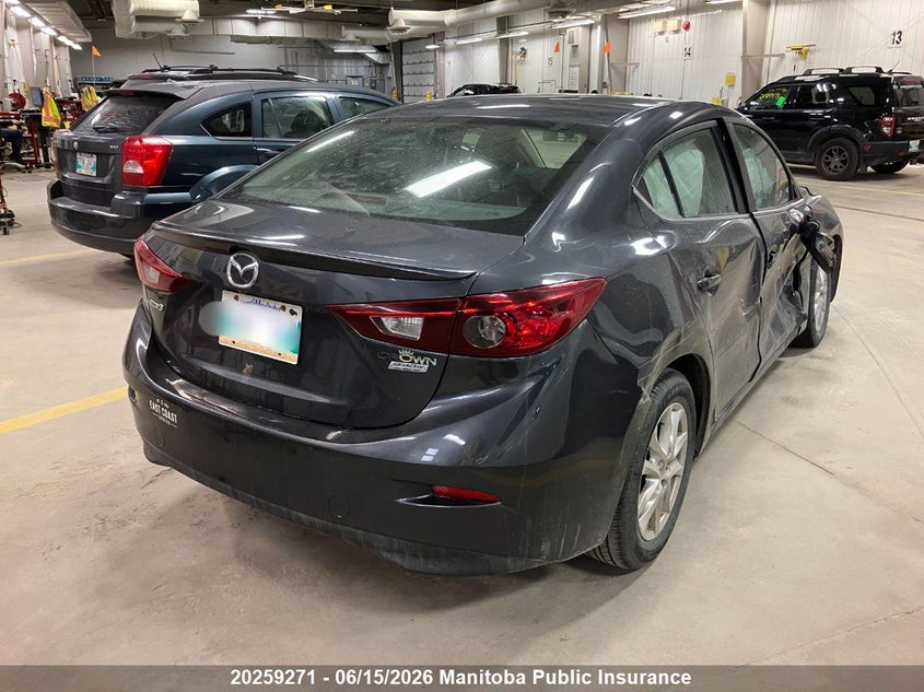 2015 MAZDA 3 GS SKY SEDAN 2.0L I4 FI DOHC 16V NF4