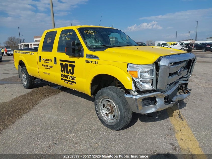 2013 FORD F350 SD XL CREW CAB