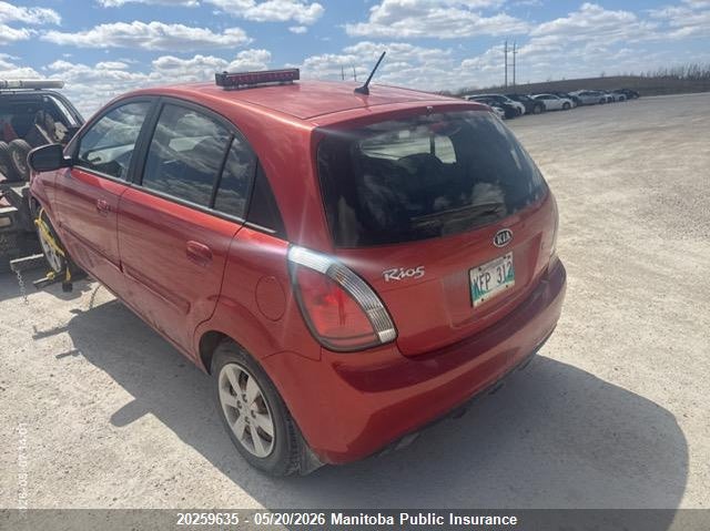 Vin: knadh5b30b6746699, lot: 10270619, kia rio 5 ex convenience 20113