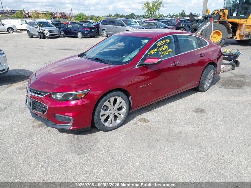 2017 CHEVROLET MALIBU SEDAN GAS
