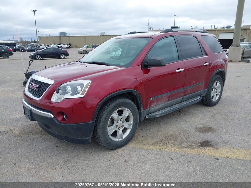 Vin: 1gklrked5aj156044, lot: 10270751, gmc acadia sle 20102