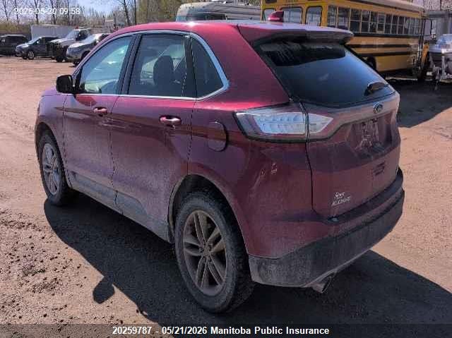 Vin: 2fmpk4j98hbb44852, lot: 10270771, ford edge sel 20173