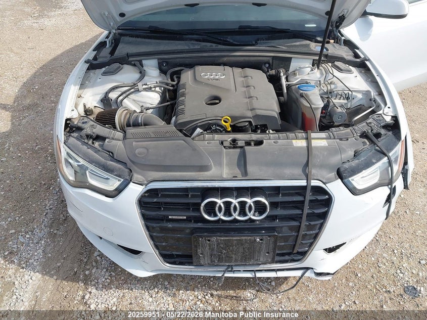 2014 Audi A5 2.0T Quattro VIN: WAUVFBFR5EA049344 Lot: 20259951