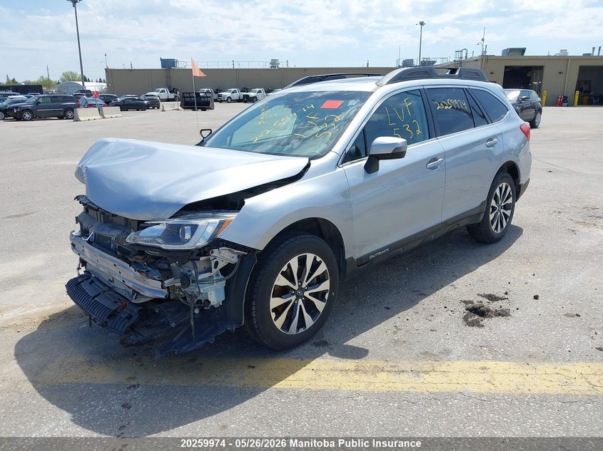 Vin: 4s4bsfnc5f3341969, lot: 10270958, subaru outback 3.6r limited 20152
